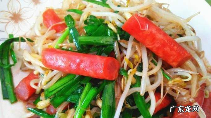 营养美味腊肠炒豆芽怎么做