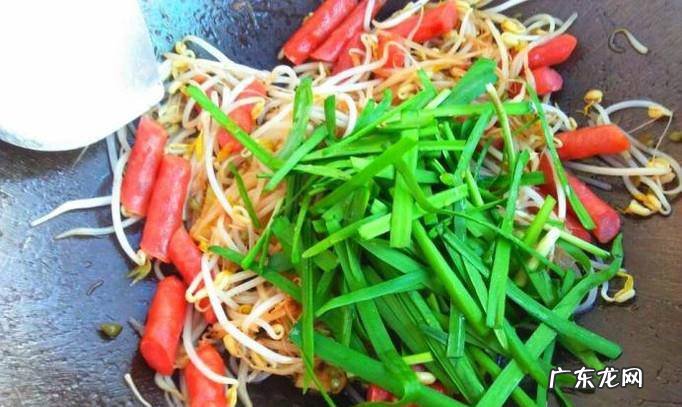 营养美味腊肠炒豆芽怎么做