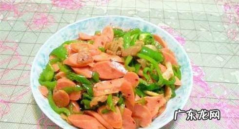 青椒炒火腿的家常做法