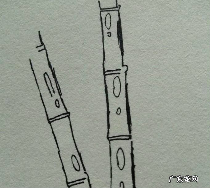 随手画竹的画法