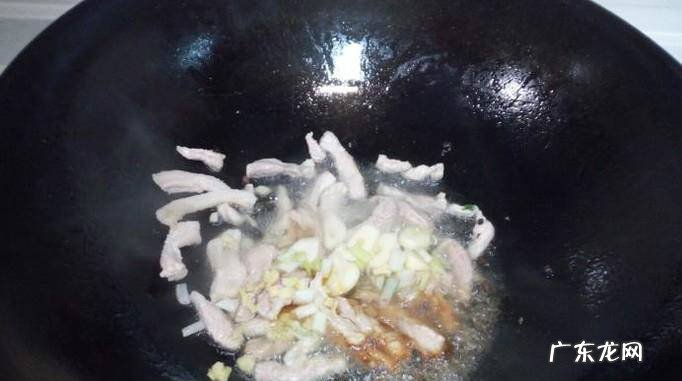 肉炒菠菜粉丝的家常做法