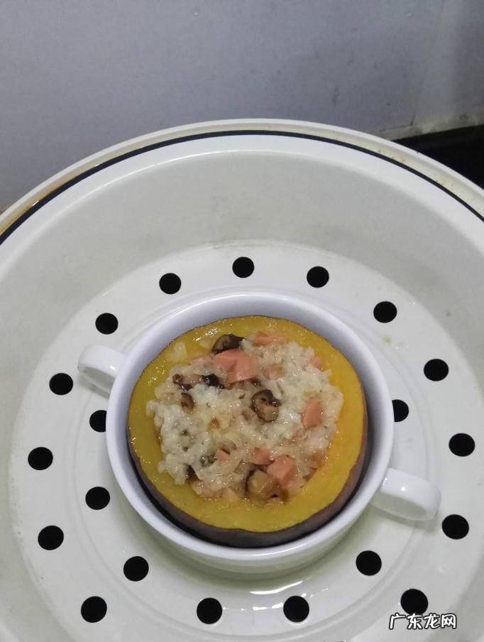 怎样做五香南瓜糯米饭