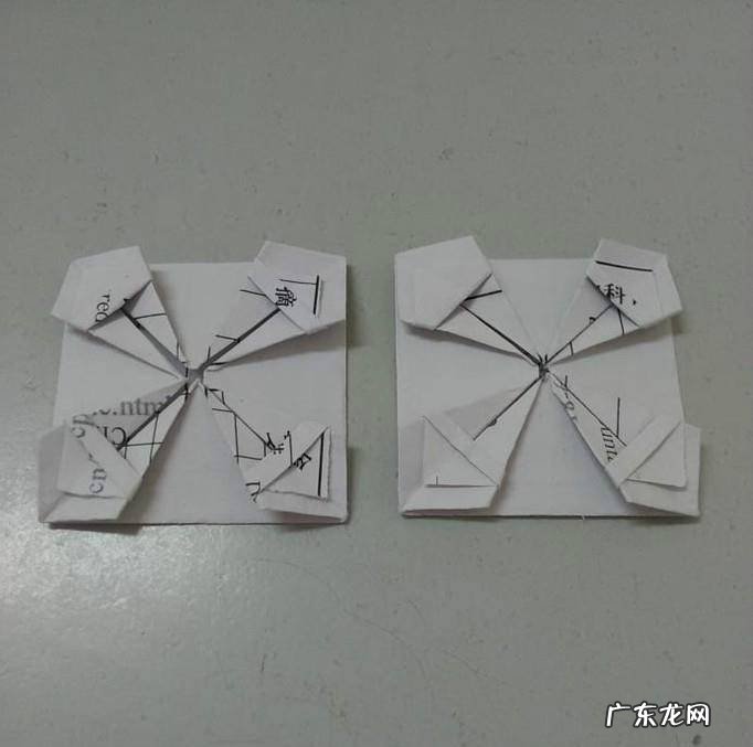 教你折纸莲花花篮的折法
