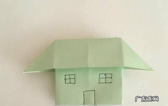 手工折纸房子简单的漂亮立体小房子的折法图解
