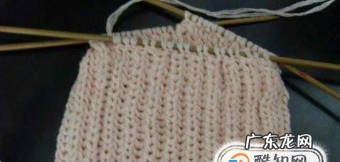 棒针菠萝针的织法