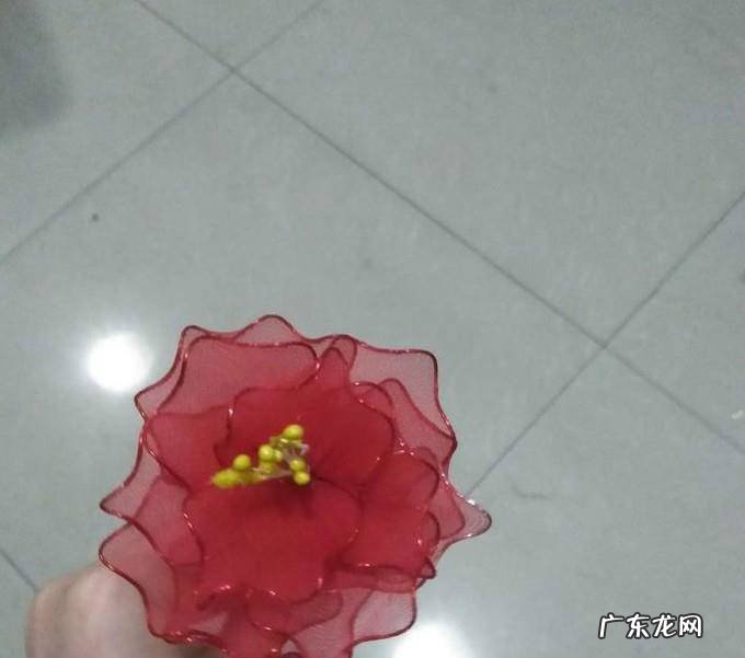 手工牡丹花的制作