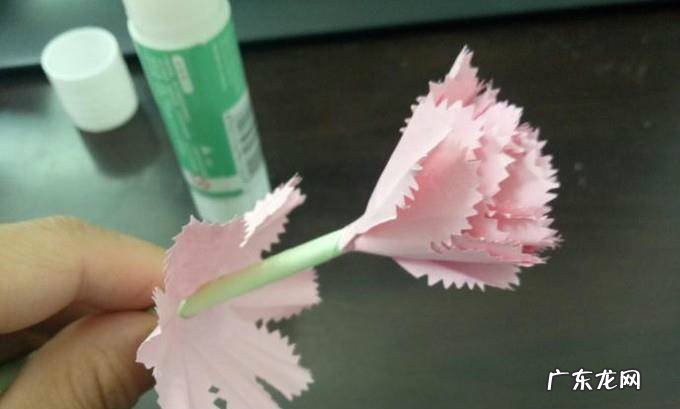 如何用卡纸制作一朵漂亮的康乃馨