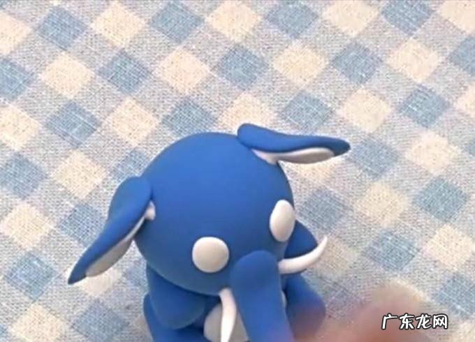橡皮泥制作大象软土DIY