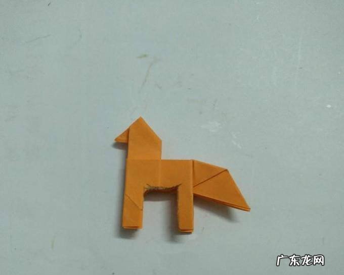 简单折纸:小马折纸