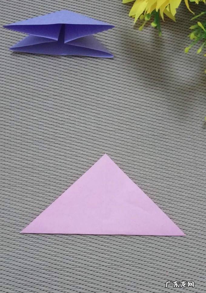 折纸基础四--双三角形折