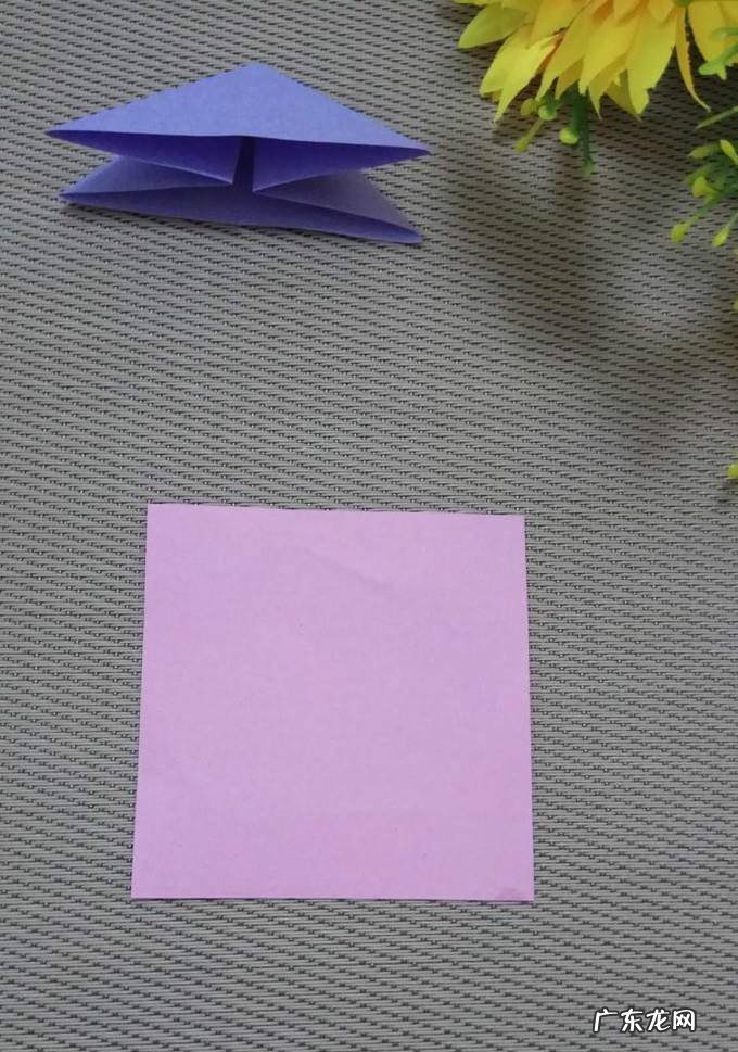 折纸基础四--双三角形折