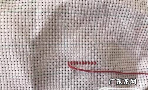 十字绣正面埋线图解教程