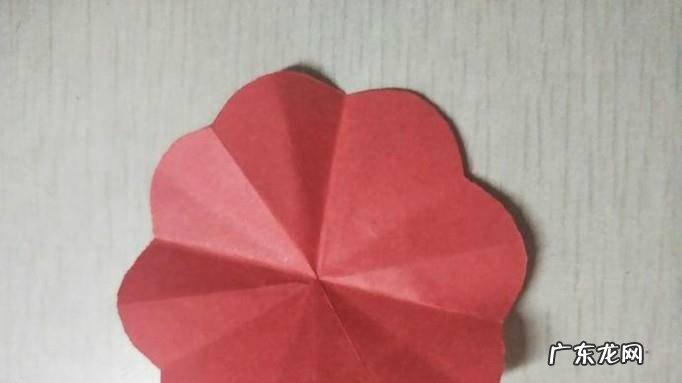 幼儿园手工剪纸—一朵小花