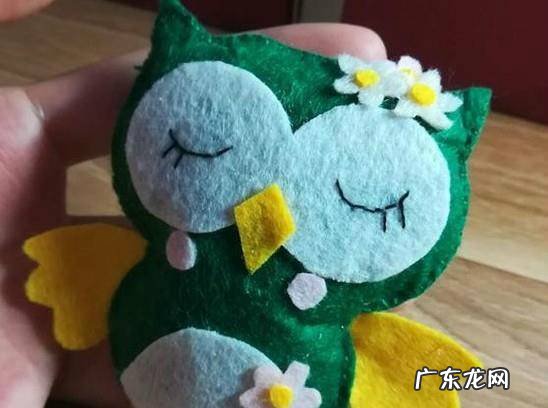 手工布艺猫头鹰玩偶的做法详细图解