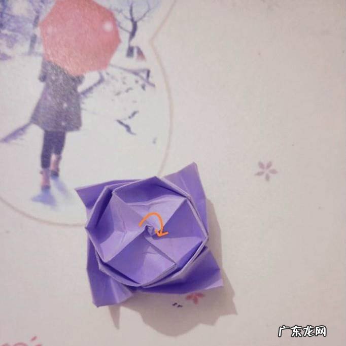 玫瑰花折纸教程