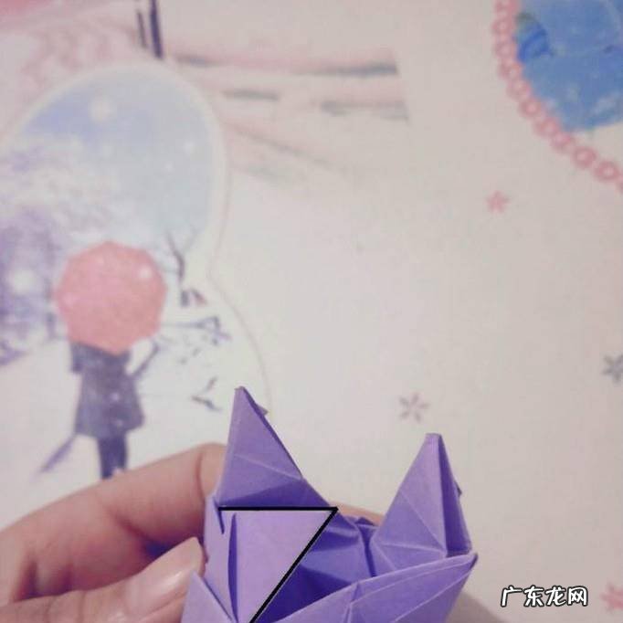 玫瑰花折纸教程