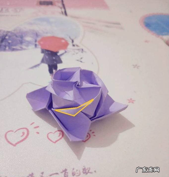 玫瑰花折纸教程