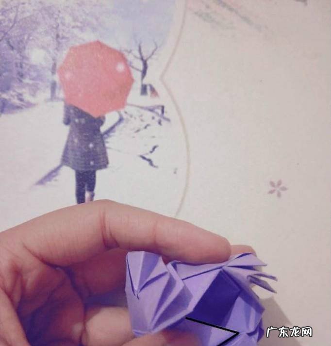 玫瑰花折纸教程