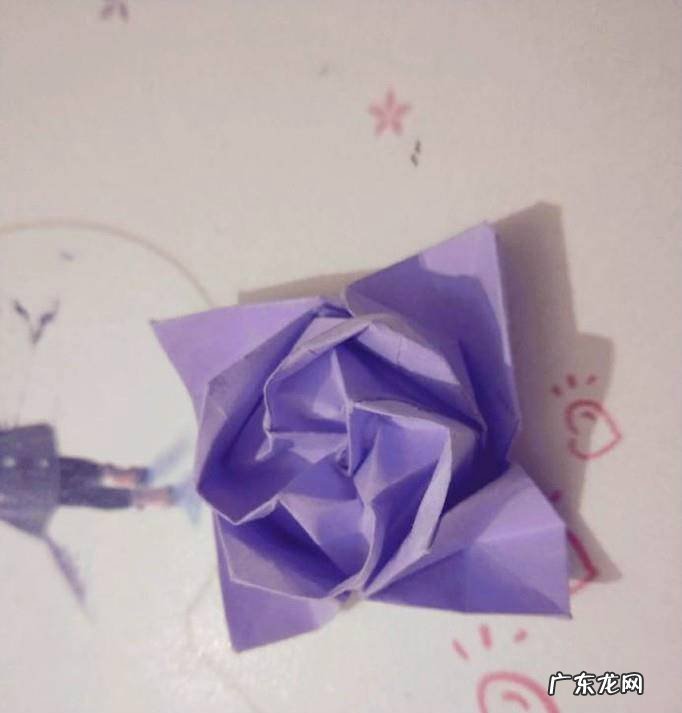 玫瑰花折纸教程