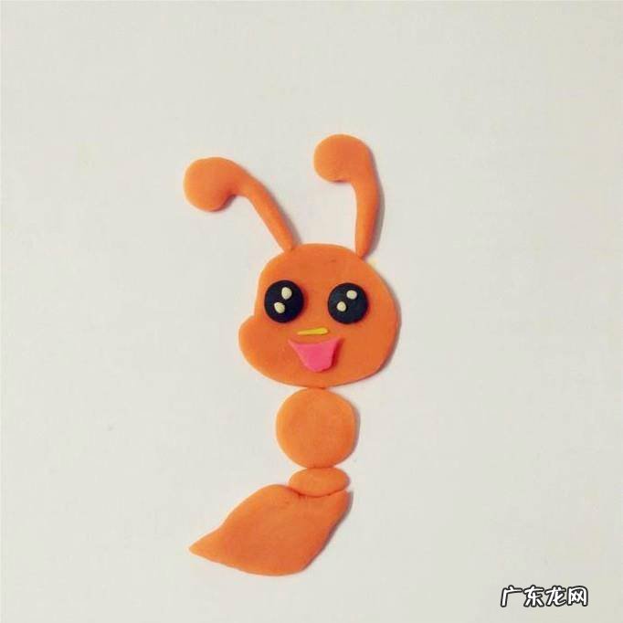 彩泥小蚂蚁的做法