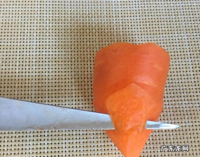 胡萝卜制作简单而又漂亮的花