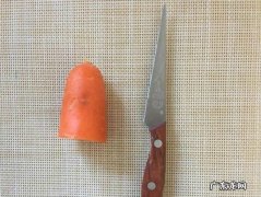 胡萝卜制作简单而又漂亮的花
