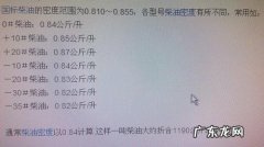 1升柴油等于多少斤？看完这个你就知道了!
