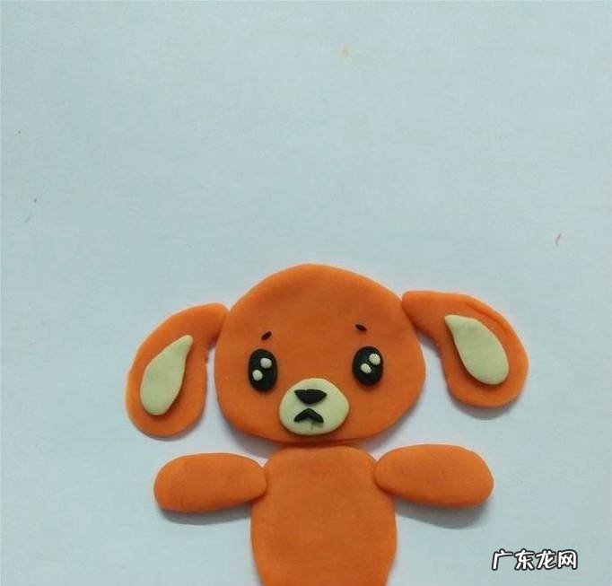 彩泥小狗的做法