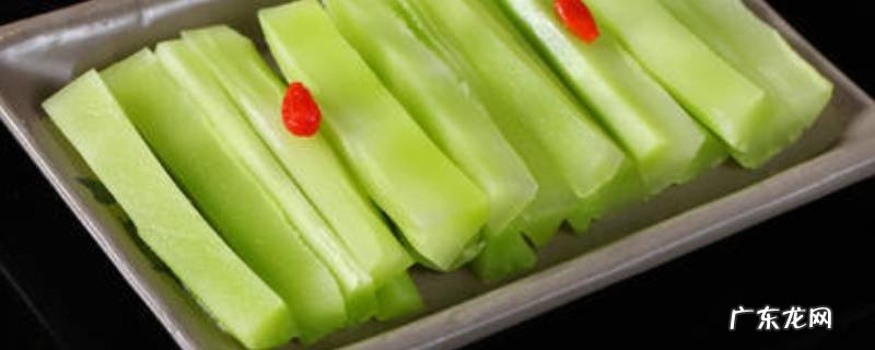 清炒莴笋怎么炒,清炒莴笋怎么炒?