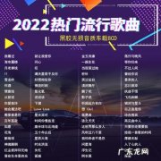 2022年流行歌曲排行榜