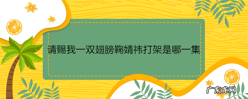请赐我一双翅膀鞠婧祎打架是哪一集