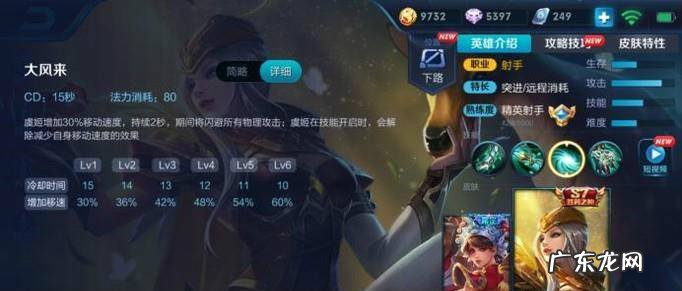 王者荣耀虞姬出装及技巧