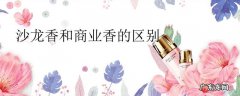 沙龙香和商业香的区别