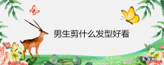男生剪什么发型好看
