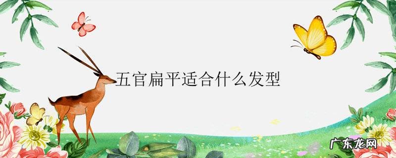 五官扁平适合什么发型