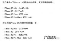 iPhone13电池容量多大