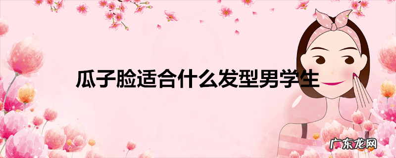 瓜子脸适合什么发型男学生