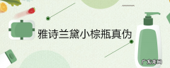 雅诗兰黛小棕瓶真伪