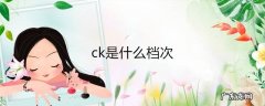 ck是什么档次