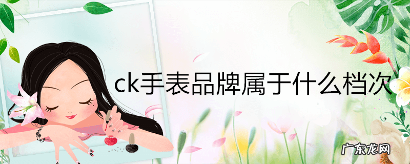 ck手表品牌属于什么档次