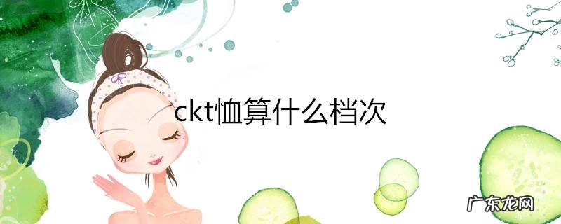 ckt恤算什么档次