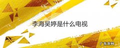 李海吴婷是什么电视