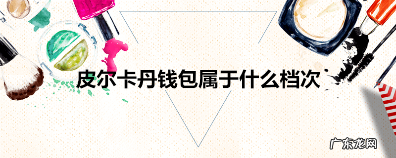 皮尔卡丹钱包属于什么档次