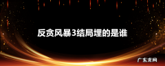 反贪风暴3结局埋的是谁