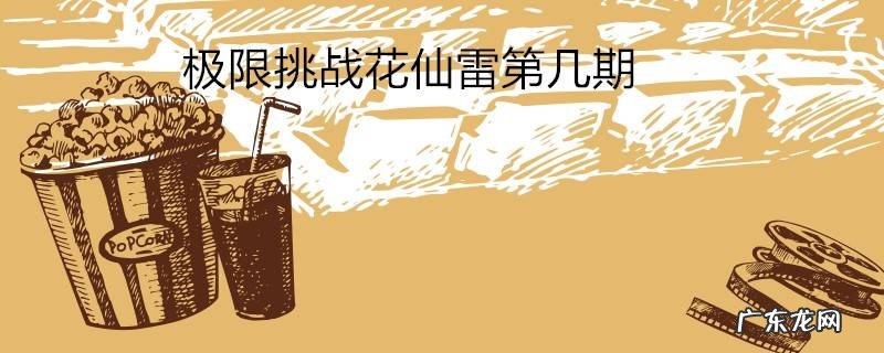 极限挑战花仙雷第几期
