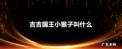 吉吉国王小猴子叫什么