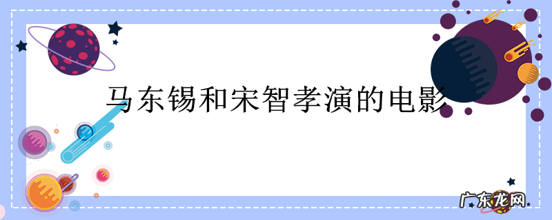 马东锡和宋智孝演的电影