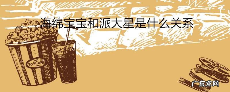 海绵宝宝和派大星是什么关系