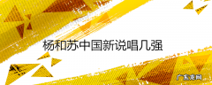 杨和苏中国新说唱几强