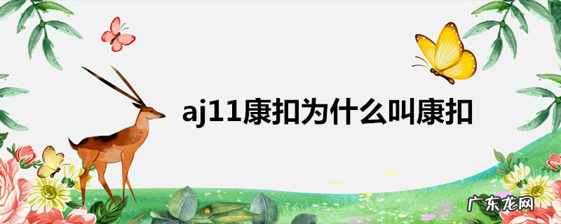 aj11康扣为什么叫康扣